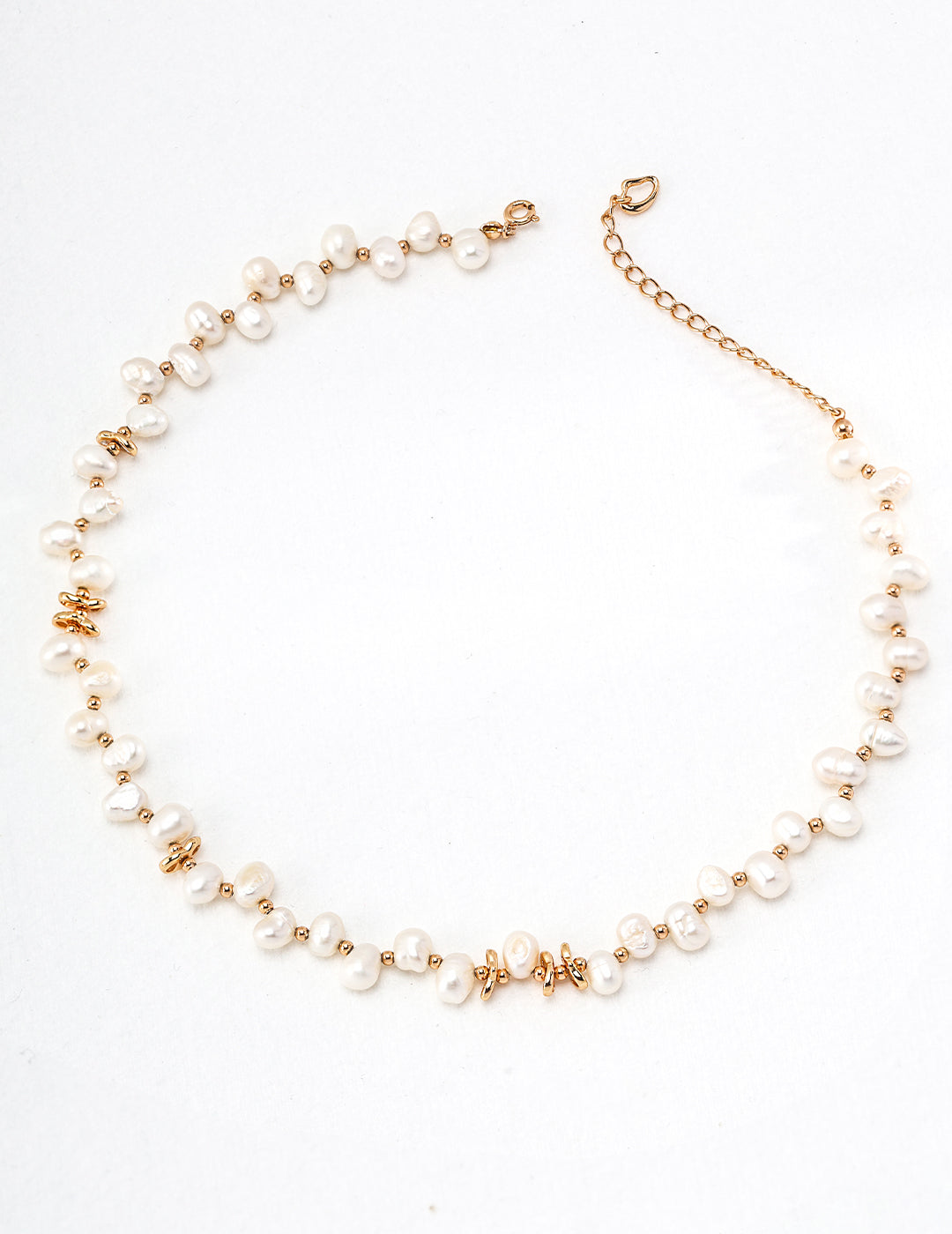 S925シルバー シンプルパールネックレス D0489-2