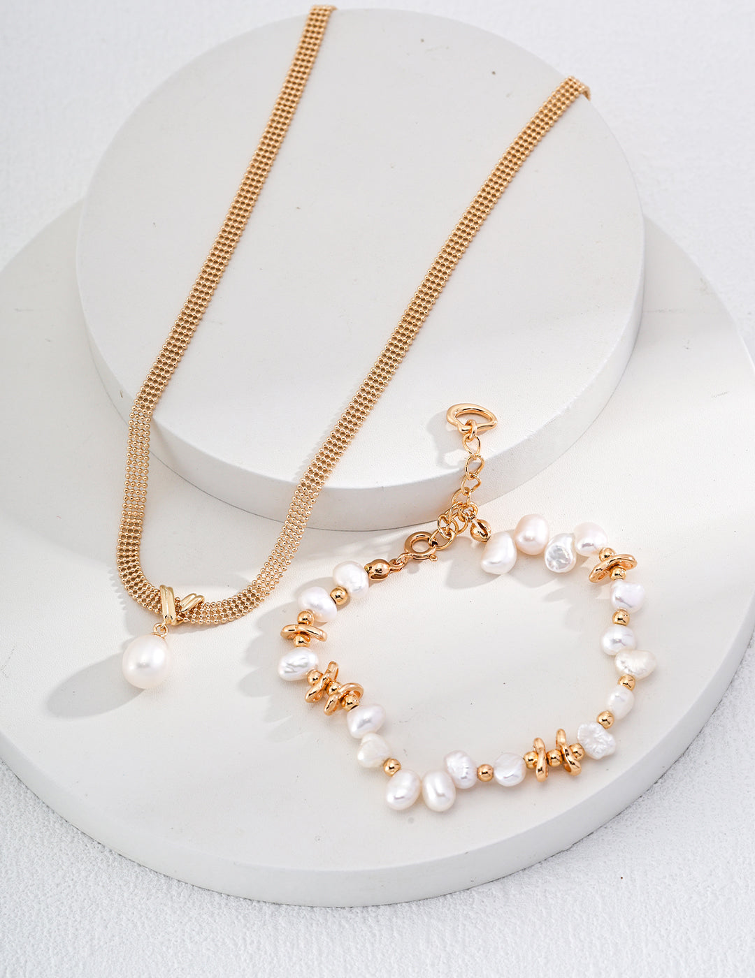 S925シルバー シンプル パール ブレスレット SL0126-2