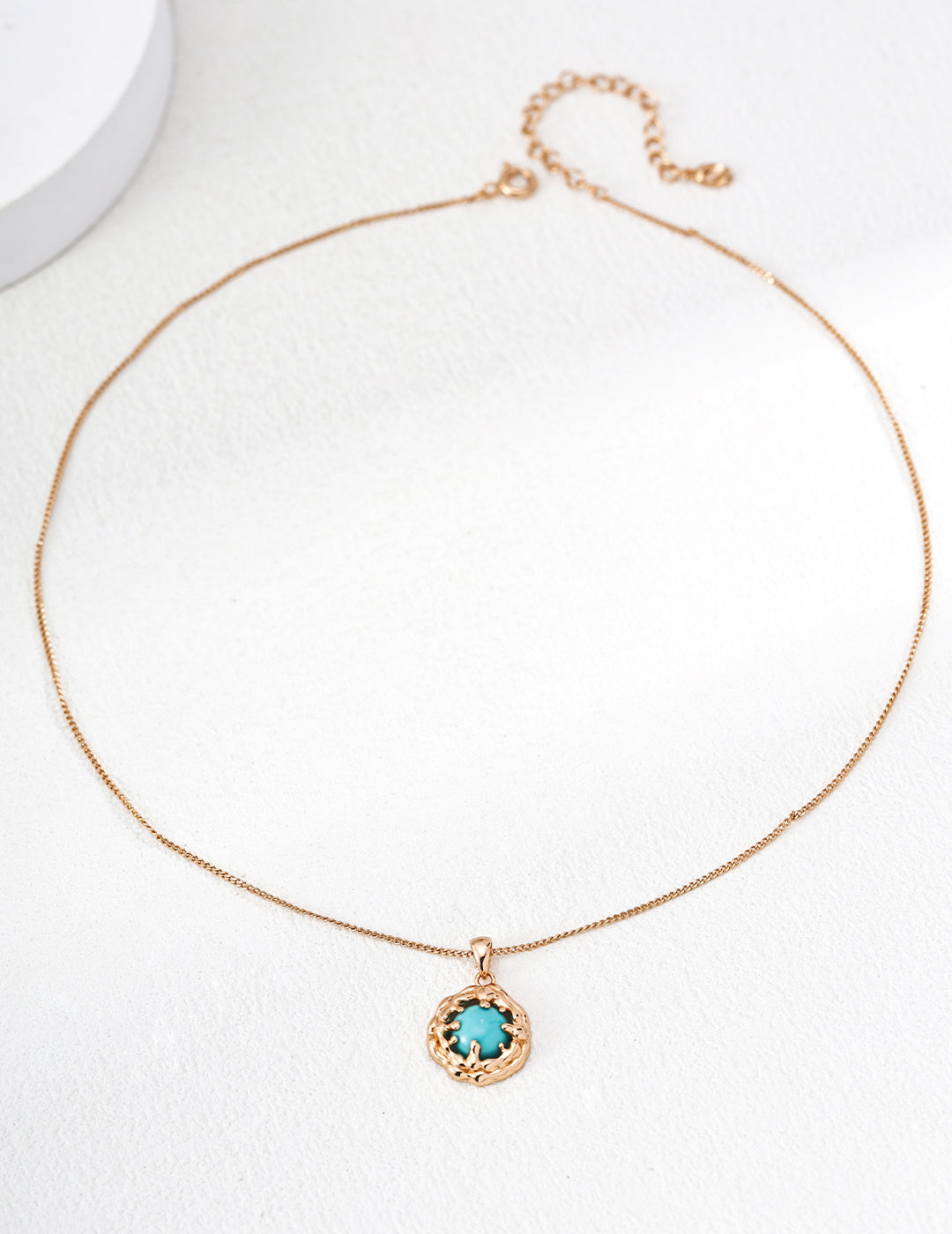 "Coral Sea"S925 Sterling Silver Vintage Turquoise/Tiger's Eye Pendant Necklace D0703